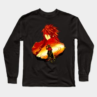 Crimson Sunset Vincent Long Sleeve T-Shirt